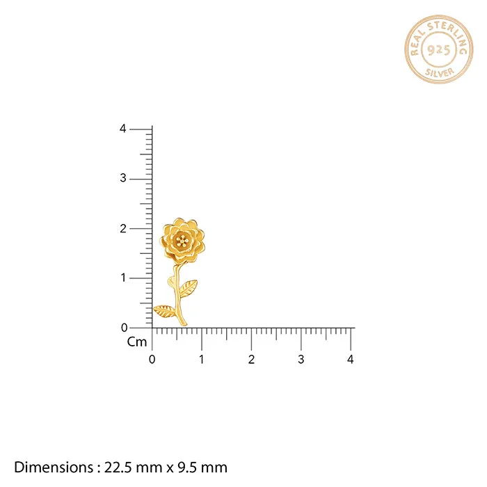 Golden Sunshine Floral Earrings