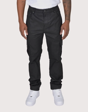 Grindhouse Black Cargo Waxed Pants Fashion events Runway fashion