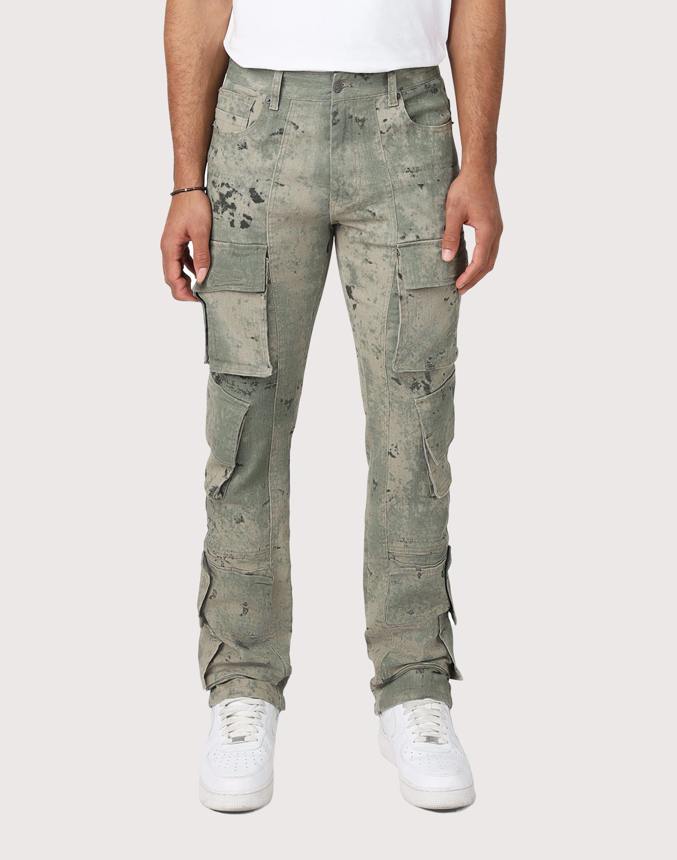 Grindhouse Camo Green Solar Cargo Pants Business casual wear Luxury fashion items