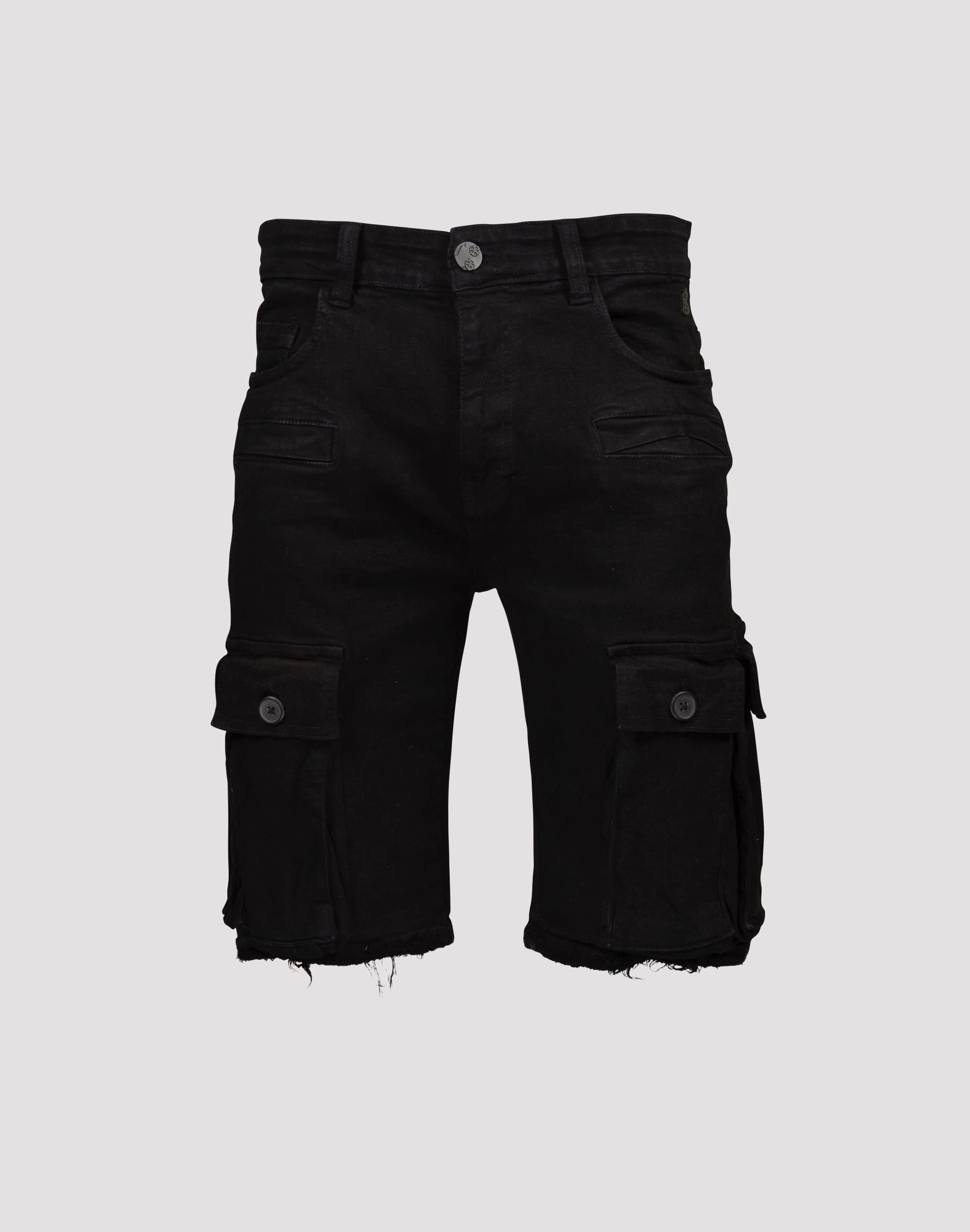 Grindhouse Cargo Pocket Denim Black Shorts Fashion history Fashion accessories