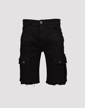 Grindhouse Cargo Pocket Denim Black Shorts Popular fashion picks Clearance fashion
