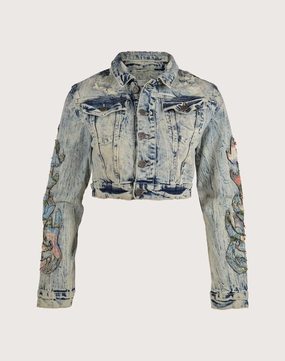 Grindhouse Denim Flame Jacket Trendy gear Fashion essentials