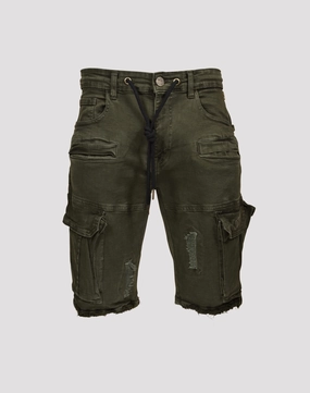 Grindhouse Distressed Twill Green Cargo Shorts Business casual wear Apparel finds