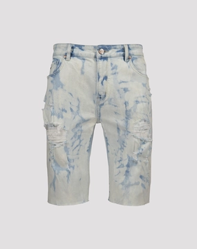Grindhouse Ice Wash Ripped Denim Shorts Fashionable options Fashion essentials