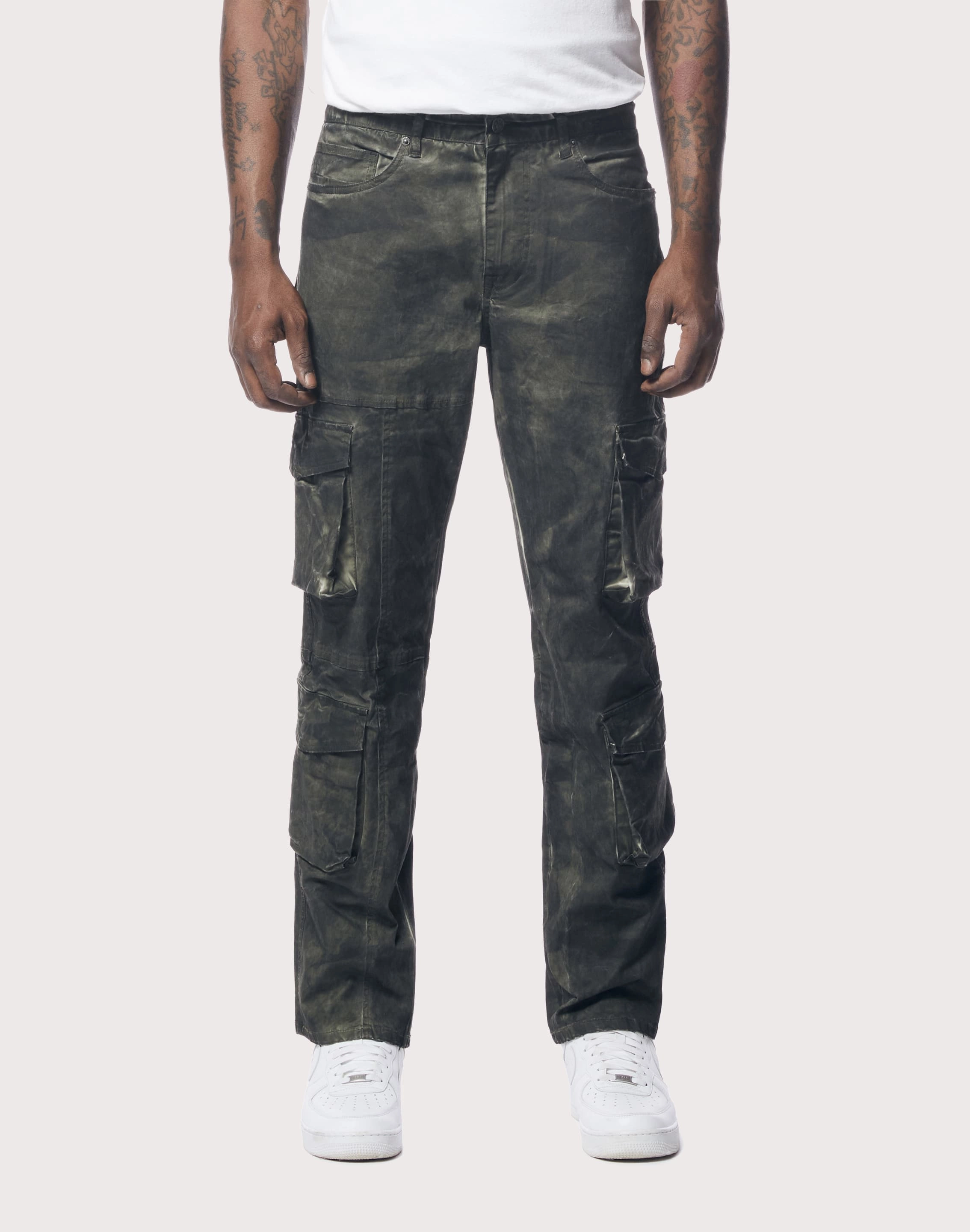 Grindhouse Multi Cargo Twill Green Pants Seasonal wear Clothing types