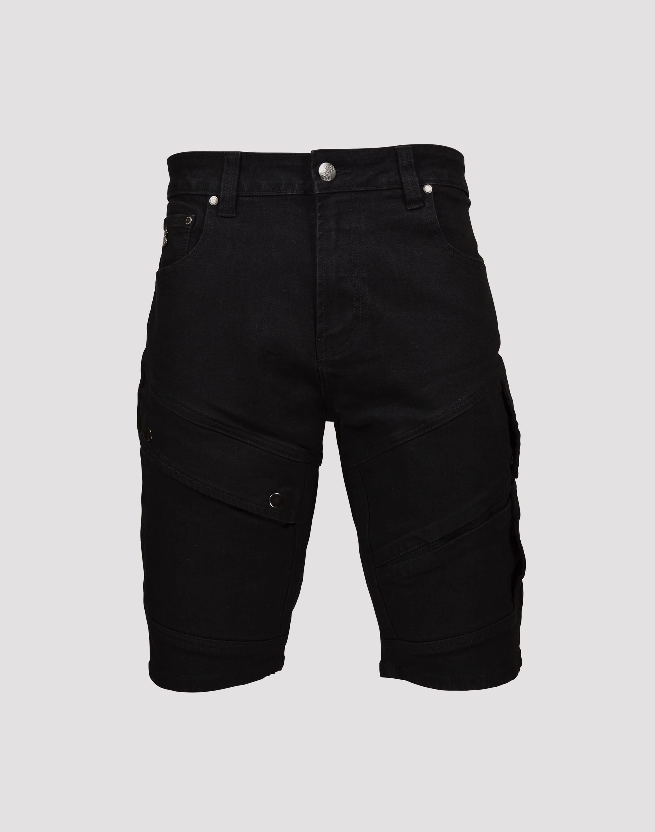 Grindhouse Multi Pocket Black Shorts Evening wear Preppy style items