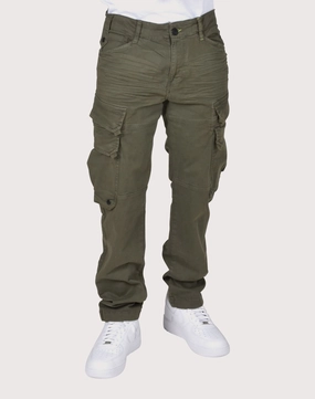 Grindhouse Olive Twill Cargo Pocket Pants Embroidered fashion Fashion customization
