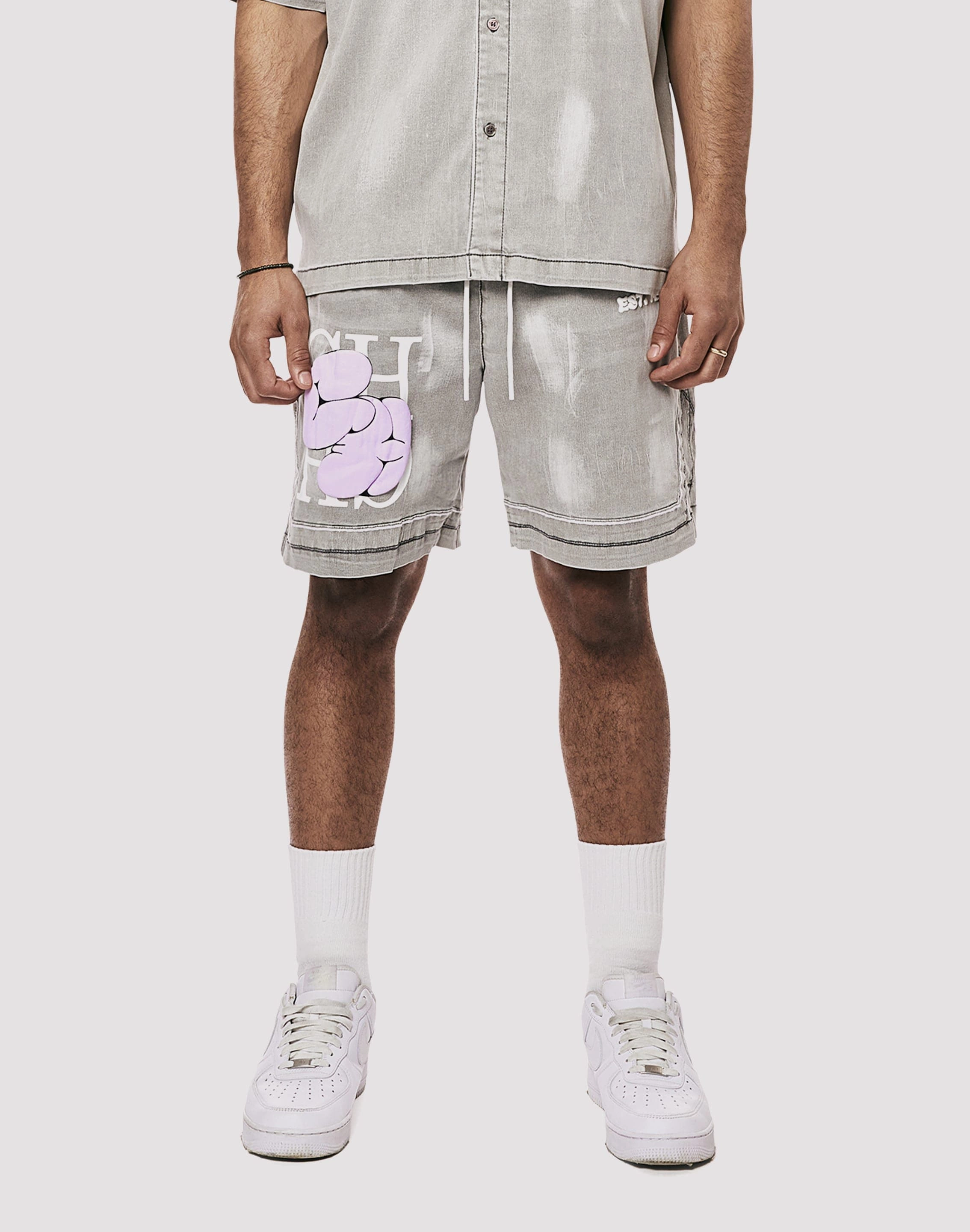 Clothing prices Grindhouse Puff Print Shorts Fashion trends by region