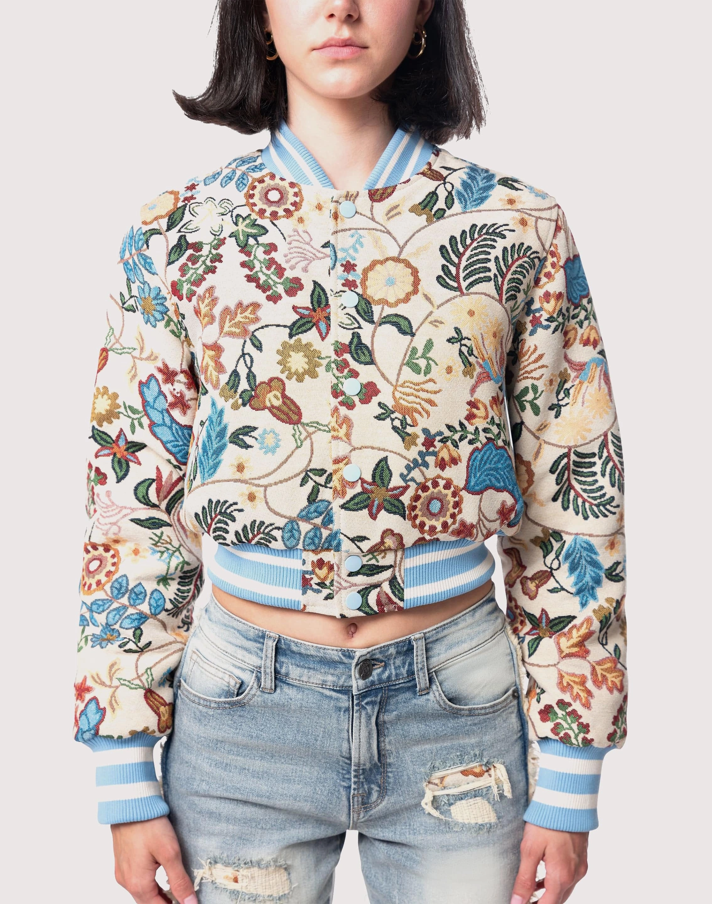 Ethical fashion choices Grindhouse Tapestry Varsity Jacket Sustainable fashion practices