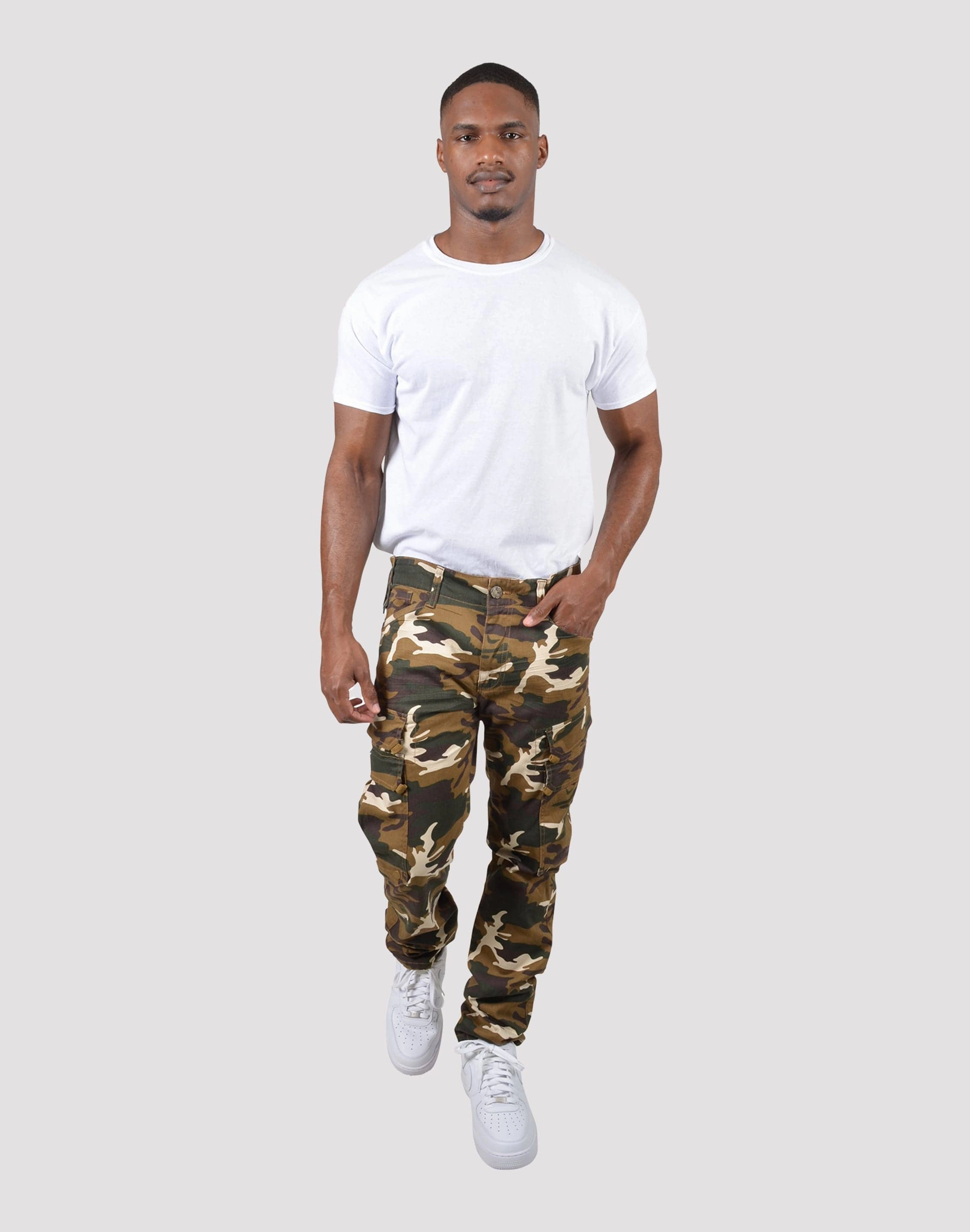 Grindhouse Twill Front Cargo Zip Camo Pants Comfortable apparel Fashion on sale