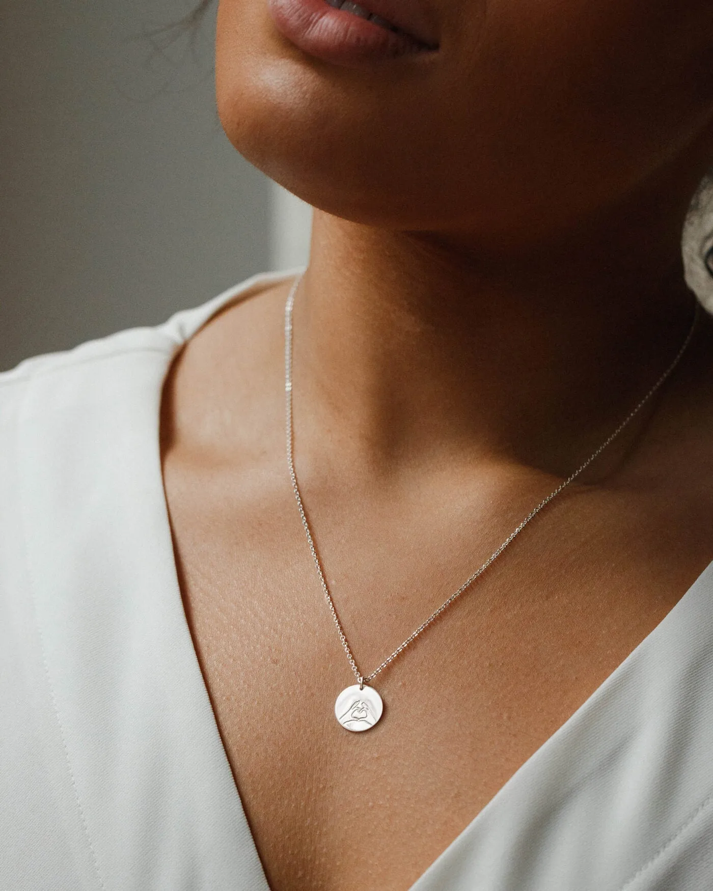 Hand Heart Necklace