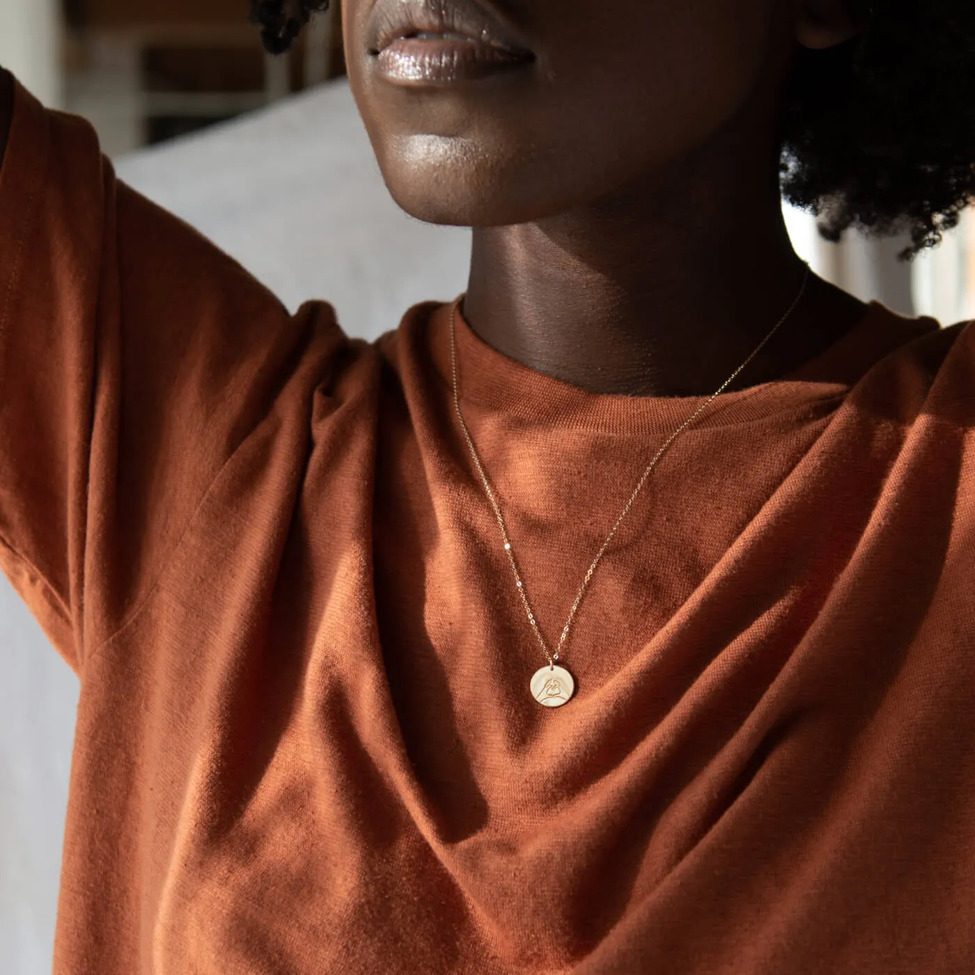 Hand Heart Necklace