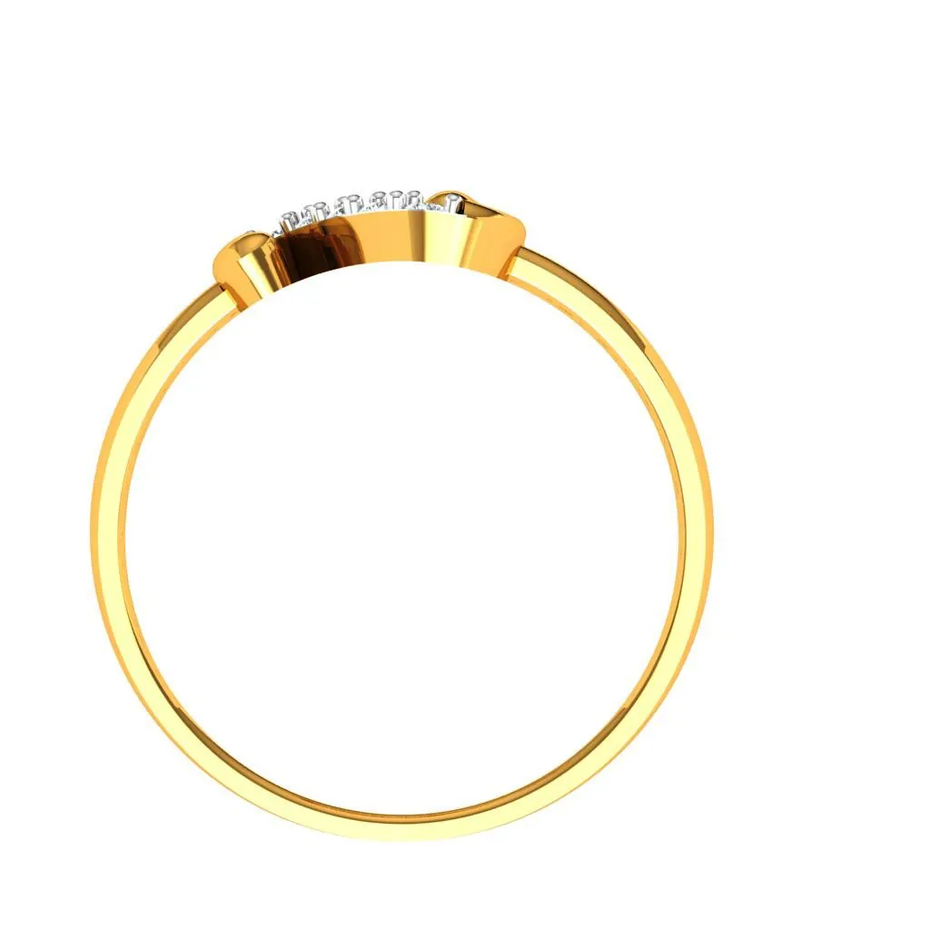 Heart Frame Collector's Choice Dazzling 18KT Gold Wedding Ring