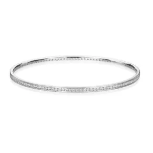 Hearts On Fire Milgrain Diamond Bangle