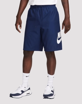 Hip - hop fashion Nike Club Woven Navy Shorts Luxury fashion items