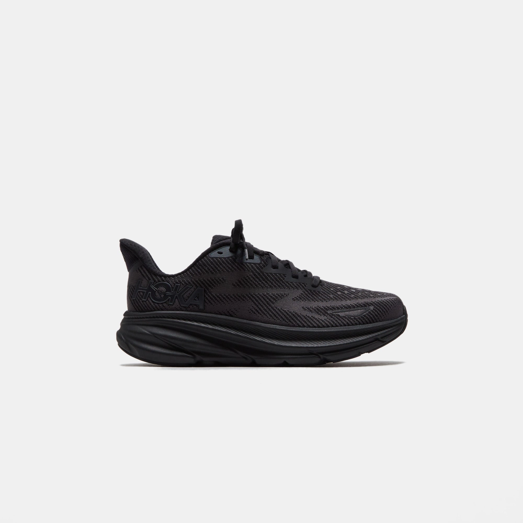 Hoka Clifton 9 - Black Practical design Needed