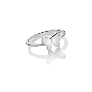 Hot Diamonds Flutter Sterling Silver Butterfly Ring D