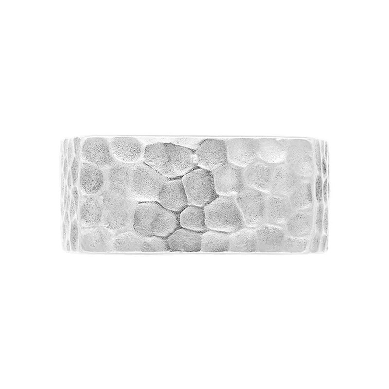 Hot Diamonds Sterling Silver Square Mottled Ring D