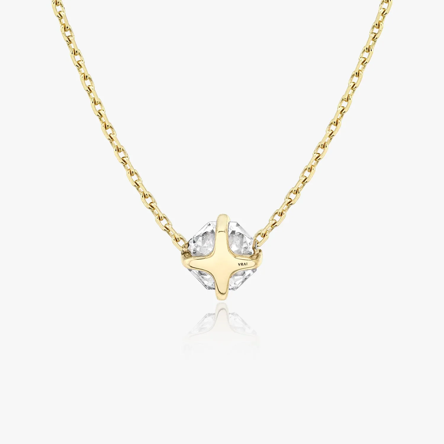 Iconic Octavia 14K Gold Necklace w. Lab-Grown Diamonds, 0.75 ct.