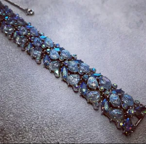 Icy blue vintage Trifari bracelet
