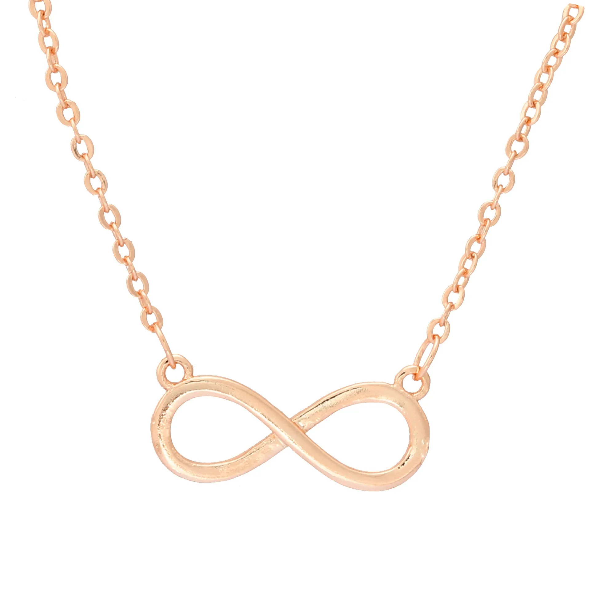 Infinity sign 14K Gold, Rose Gold necklaces