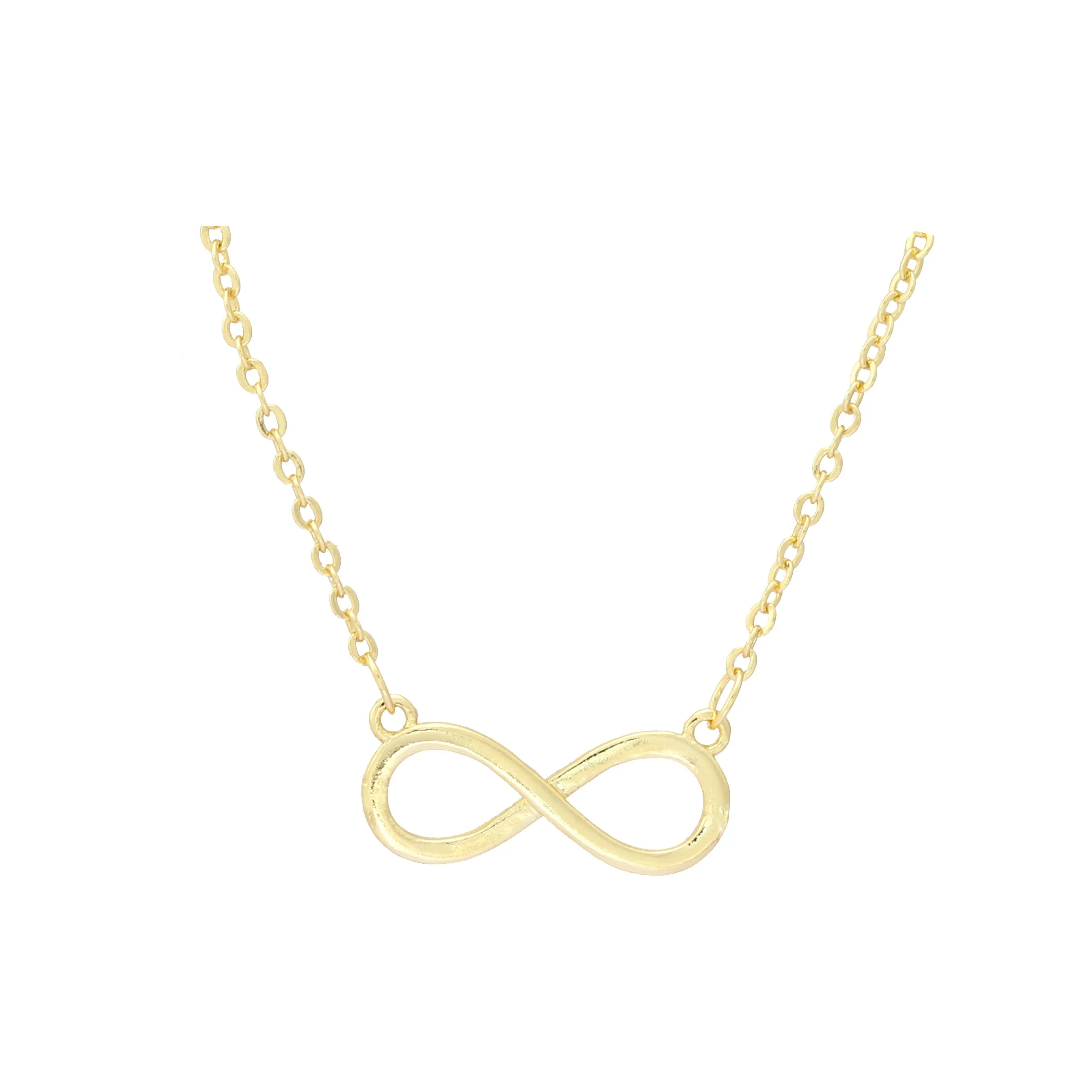 Infinity sign 14K Gold, Rose Gold necklaces