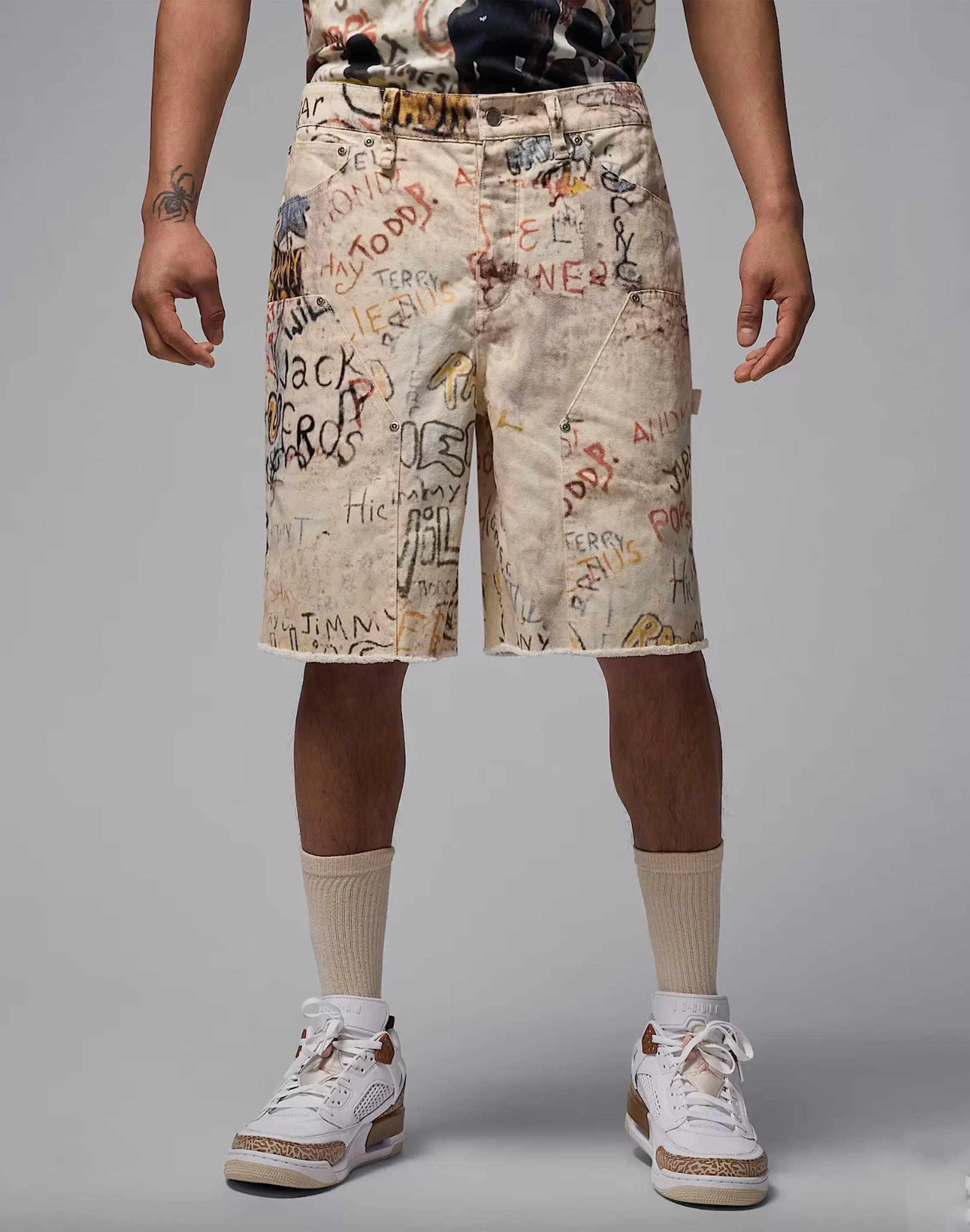 Jordan Printed Shorts Fashionable goods Lace - detailed fashion