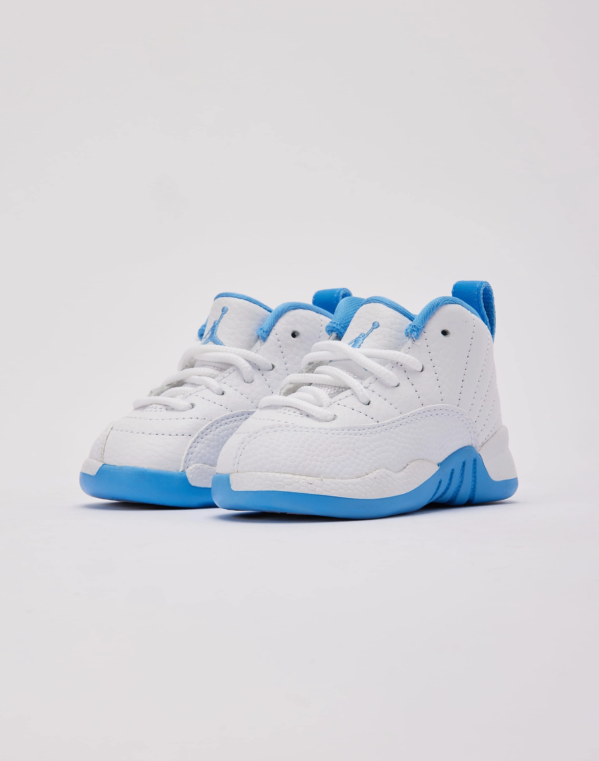 Jordan Air Jordan 12 Retro 'White and University Blue' Toddler Upcycled fashion