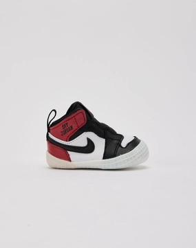 Jordan Air Jordan 1 'Black Toe Reimagined' Crib Bootie Infant Fashionable goods Fashion bloggers' picks