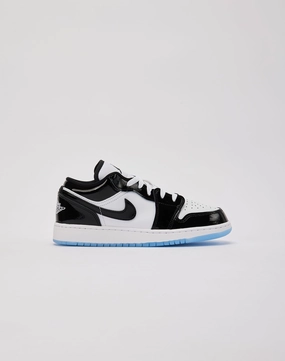 Jordan Air Jordan 1 Low SE 'Concord' Grade-School Workwear options Embroidered fashion