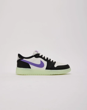 Jordan Air Jordan 1 Retro Low OG 'Black Raspberry' Grade-School Comfortable apparel Fashion sizes