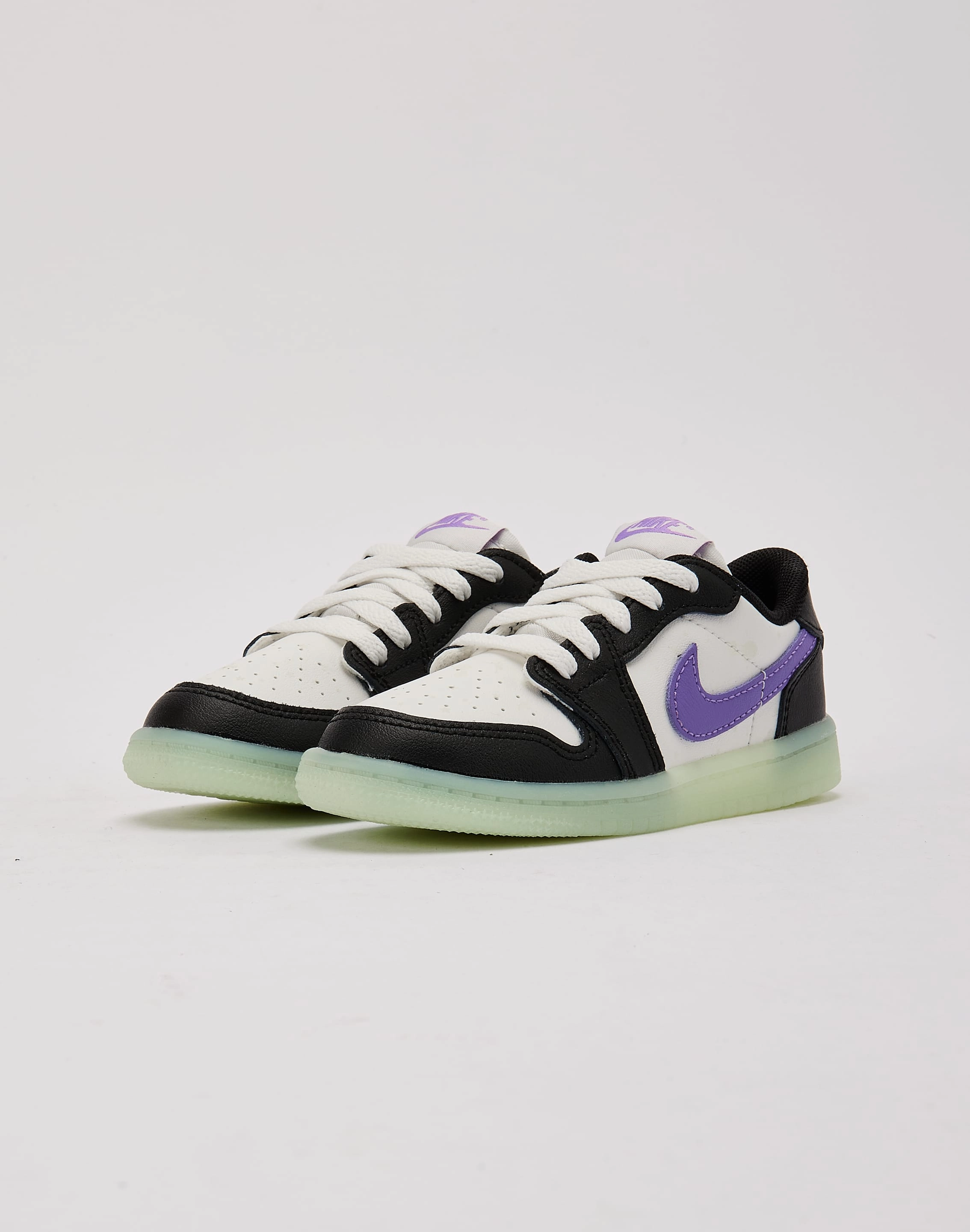 Jordan Air Jordan 1 Retro Low OG 'Black Raspberry' Toddler Suede - finished fashion
