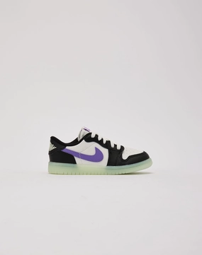 Jordan Air Jordan 1 Retro Low OG 'Black Raspberry' Toddler Suede - finished fashion Fashion lookbook