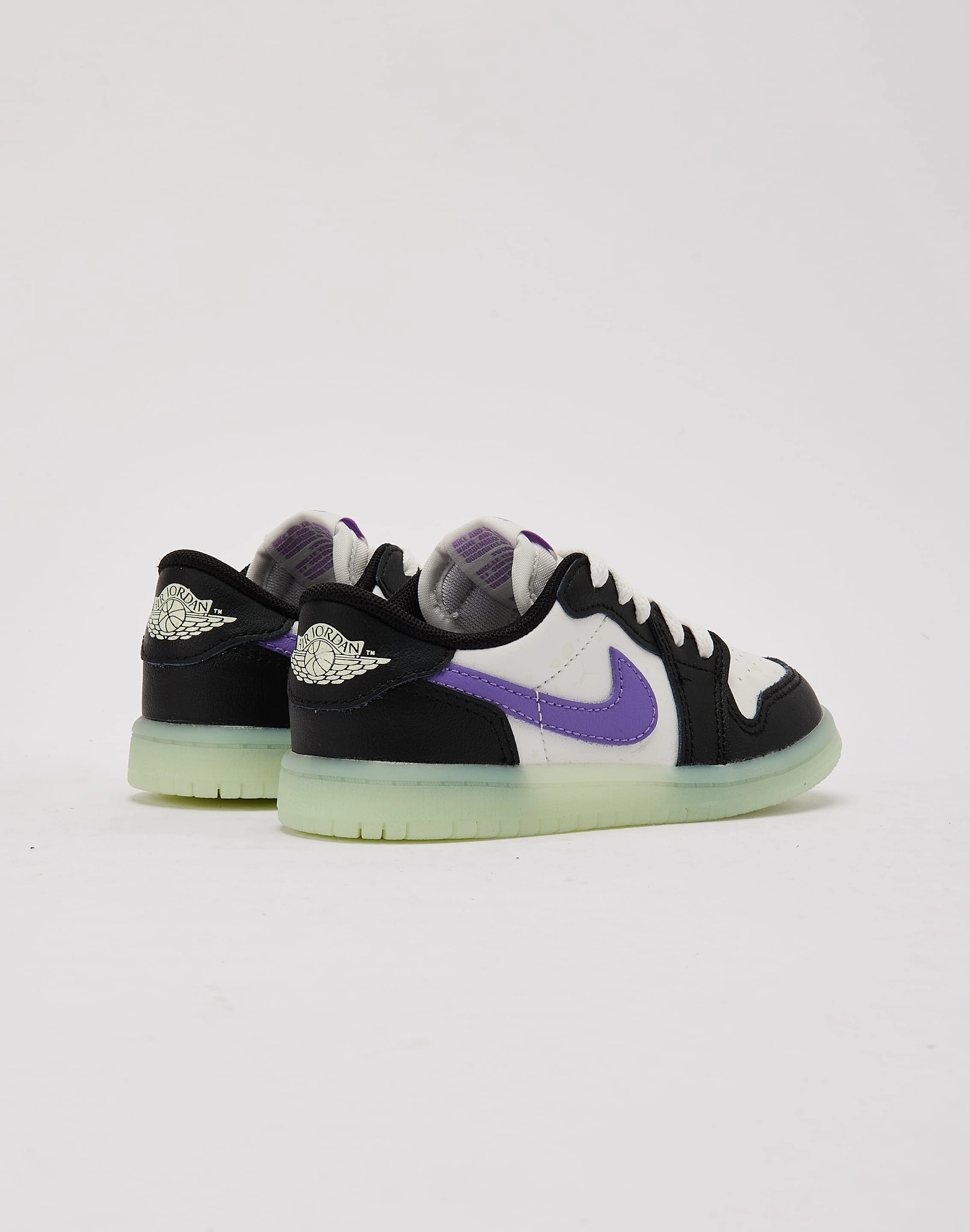 Jordan Air Jordan 1 Retro Low OG 'Black Raspberry' Toddler Suede - finished fashion