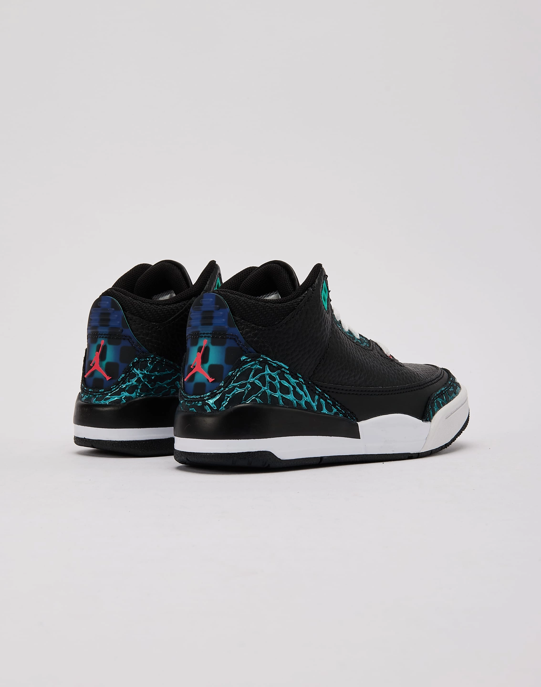 Jordan Air Jordan 3 Retro SE 'Black and Hyper Jade' Pre-School Recycled fashion materials