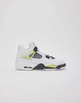 Jordan Air Jordan 4 Retro 'Light Lemon Twist' Grade-School Swimwear selections Athleisure fashion