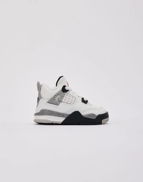 Jordan Air Jordan 4 Retro OG 'White Cement' Toddler Hip - hop fashion Activewear gear