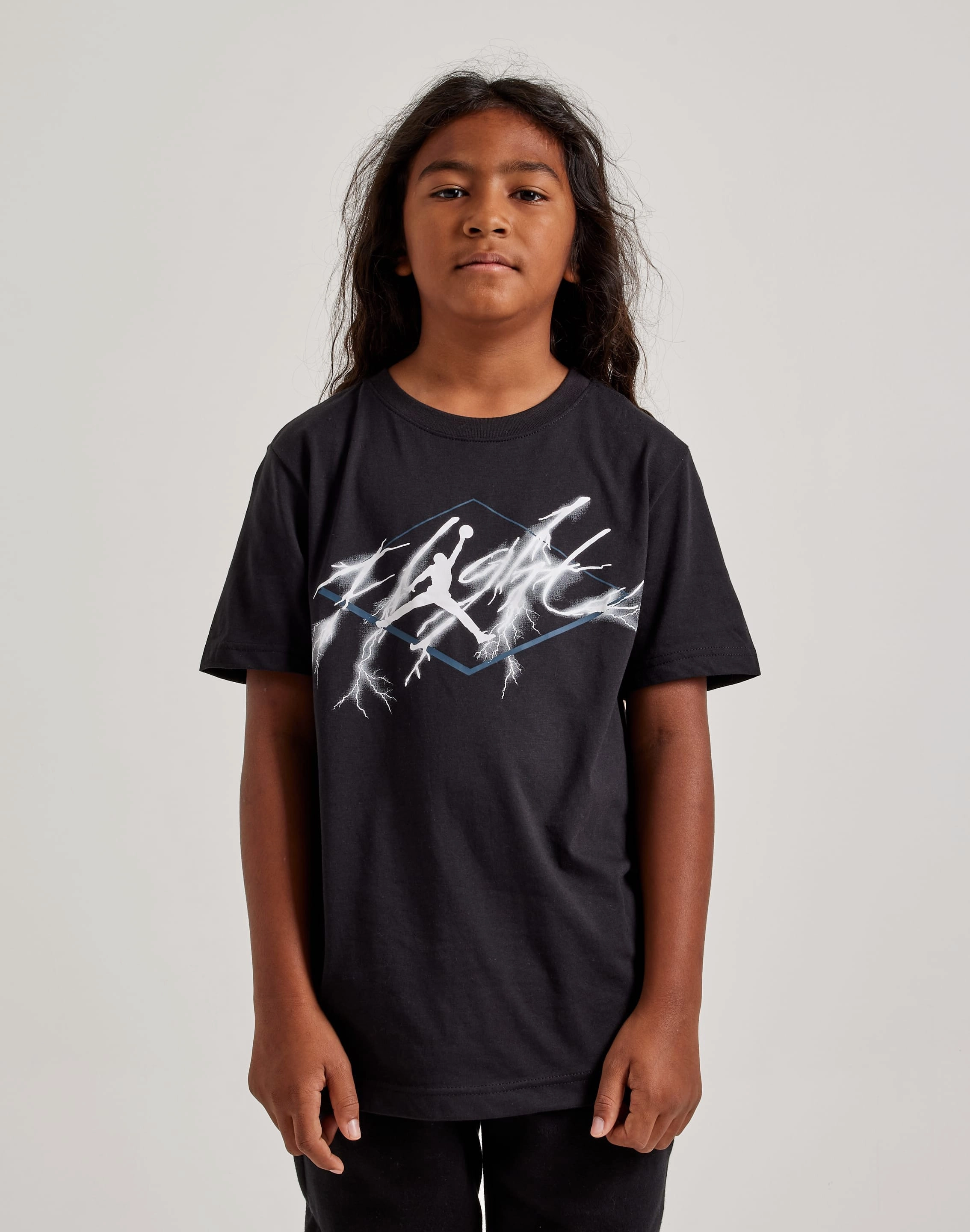 Jordan AJ4 Flight Lightning Tee Grade-School Luxury fashion items