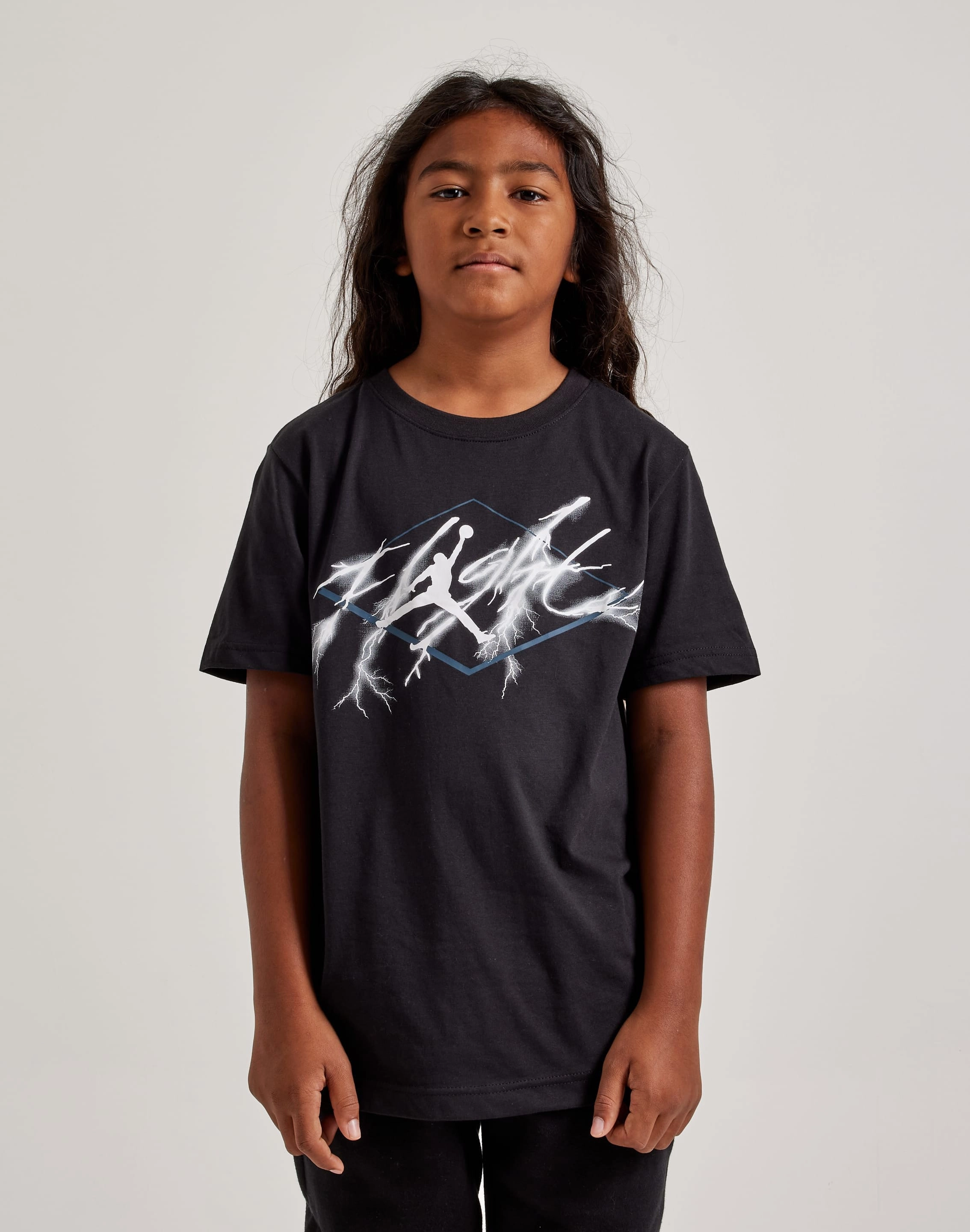 Jordan AJ4 Flight Lightning Tee Grade-School Luxury fashion items