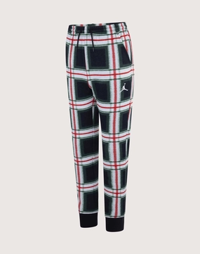 Jordan Big Boys'  Plaid Pants - Black Seasonal wear Fashion storage (wardrobes, hangers, etc.)
