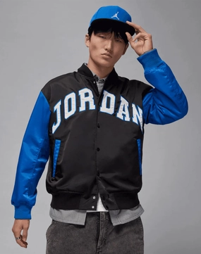 Jordan Brooklyn Varsity Jacket Athleisure fashion Party wear