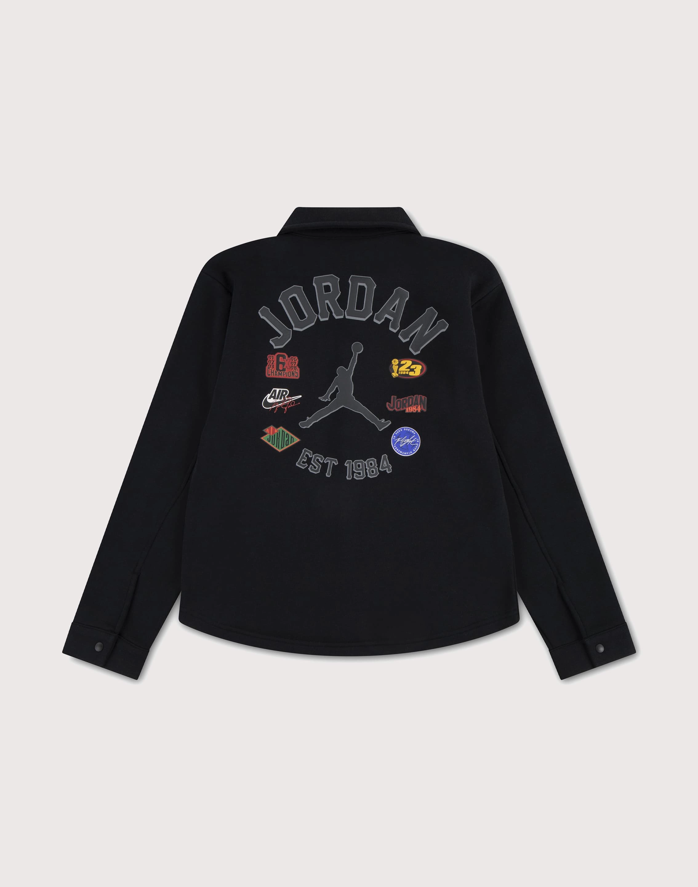 Jordan Court Of Legends Long Sleeve Big Boys' Black Shirt Everyday wear