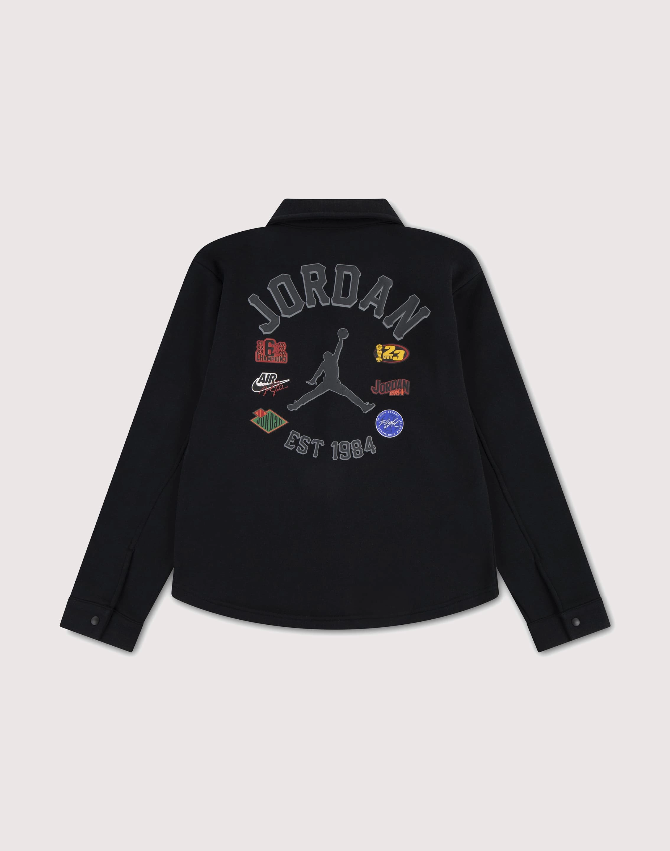 Jordan Court Of Legends Long Sleeve Big Boys' Black Shirt Everyday wear