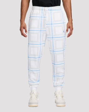 Jordan Essentials Fleece Holiday White Plaid Pants New fashion arrivals Fashionable options