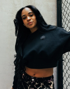 Jordan Flight Fleece Cropped Sweatshirt Organic fashion products Recycled fashion materials