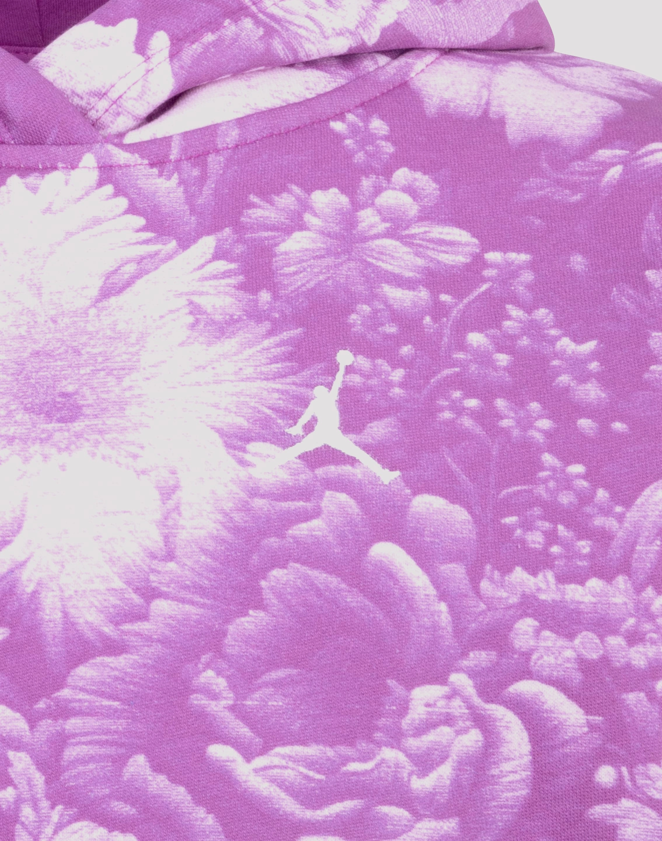 Jordan  Floral Printed Hoodie - Pink Everyday wear