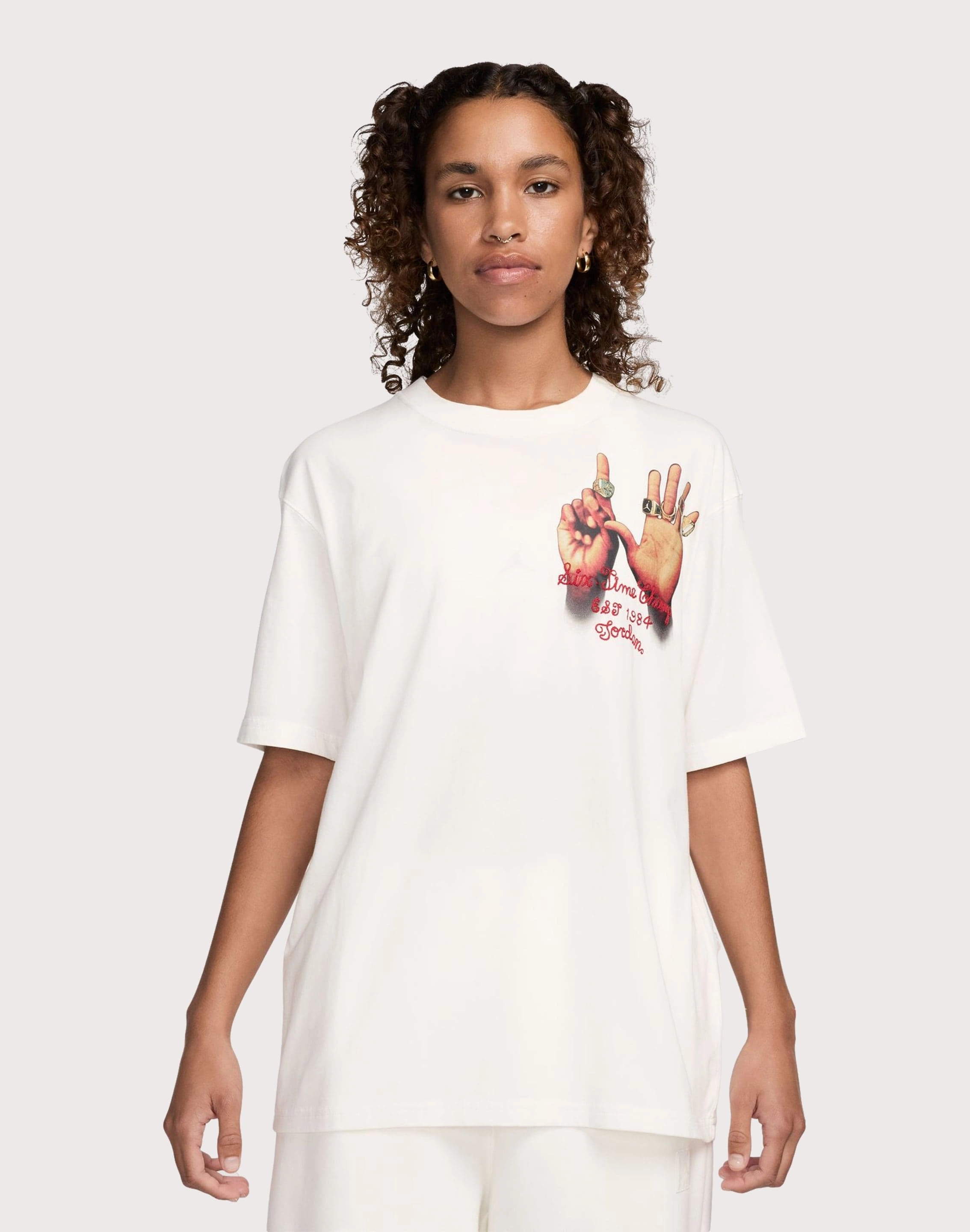 Jordan Graphic Tee High - end fashion Seasonal wear