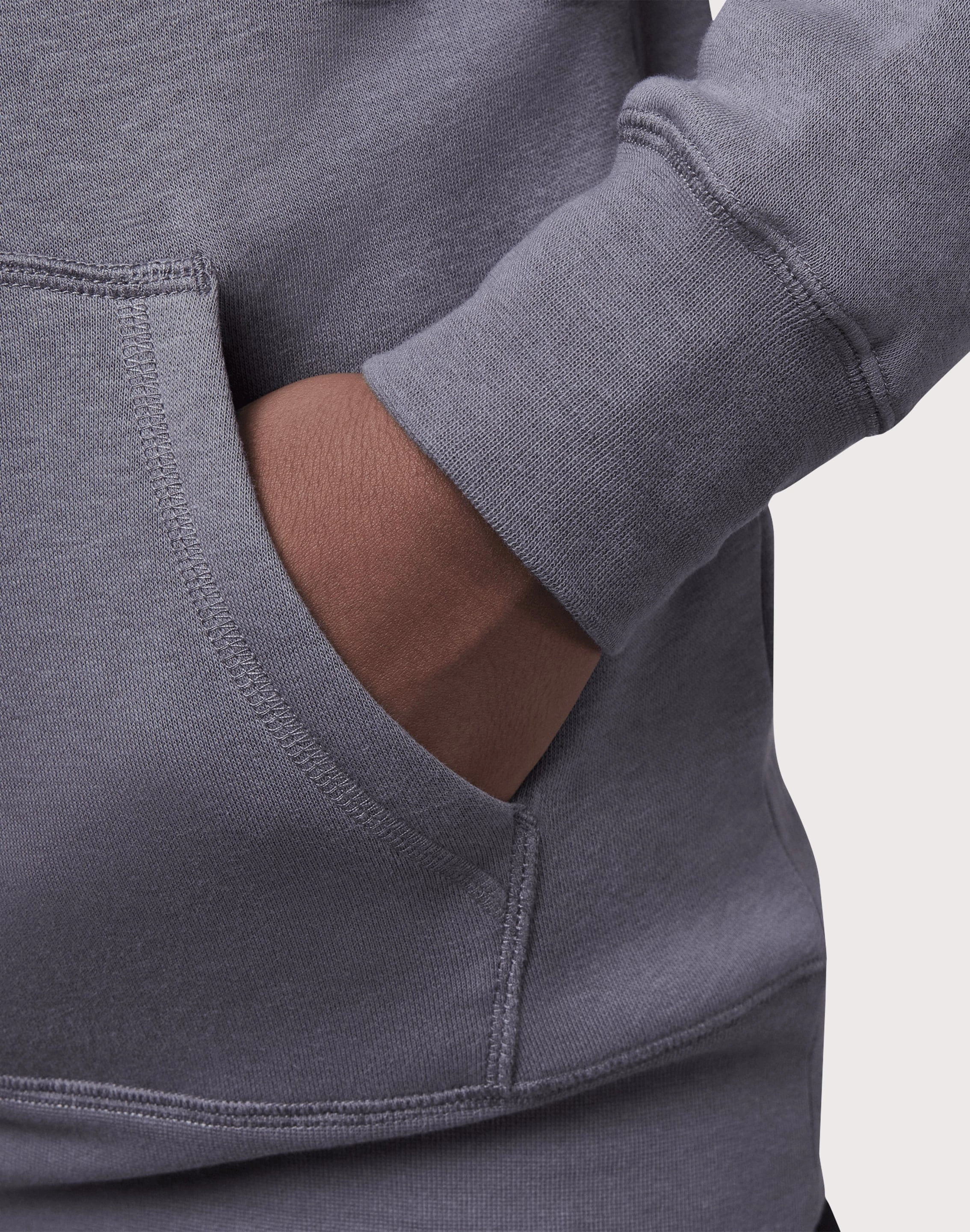 Jordan J Day Flight Big Boys' Pewter Hoodie Fashion customization