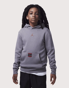 Jordan J Day Flight Big Boys' Pewter Hoodie Fashion customization Sustainable fashion practices