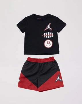 Jordan Jumpman Stacked Shorts Set Toddler Fashion archives Leather - material fashion